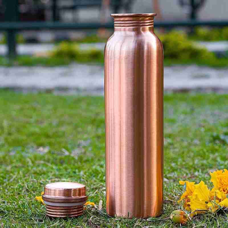 Copper Plain Shine Water Bottle - 1 Litre