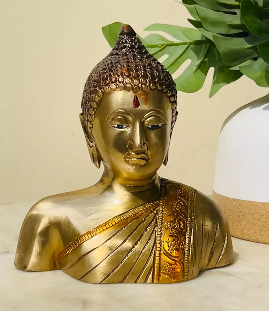 Pure Brass Blessing 1 KG Gautam Buddha Statue