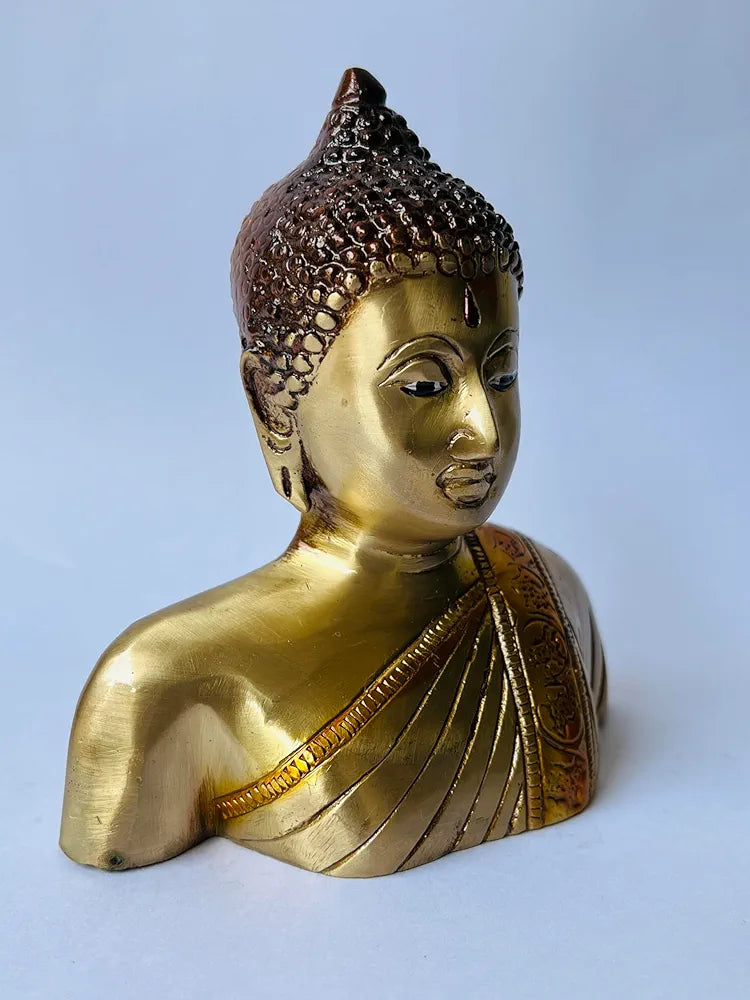 Pure Brass Blessing 1 KG Gautam Buddha Statue